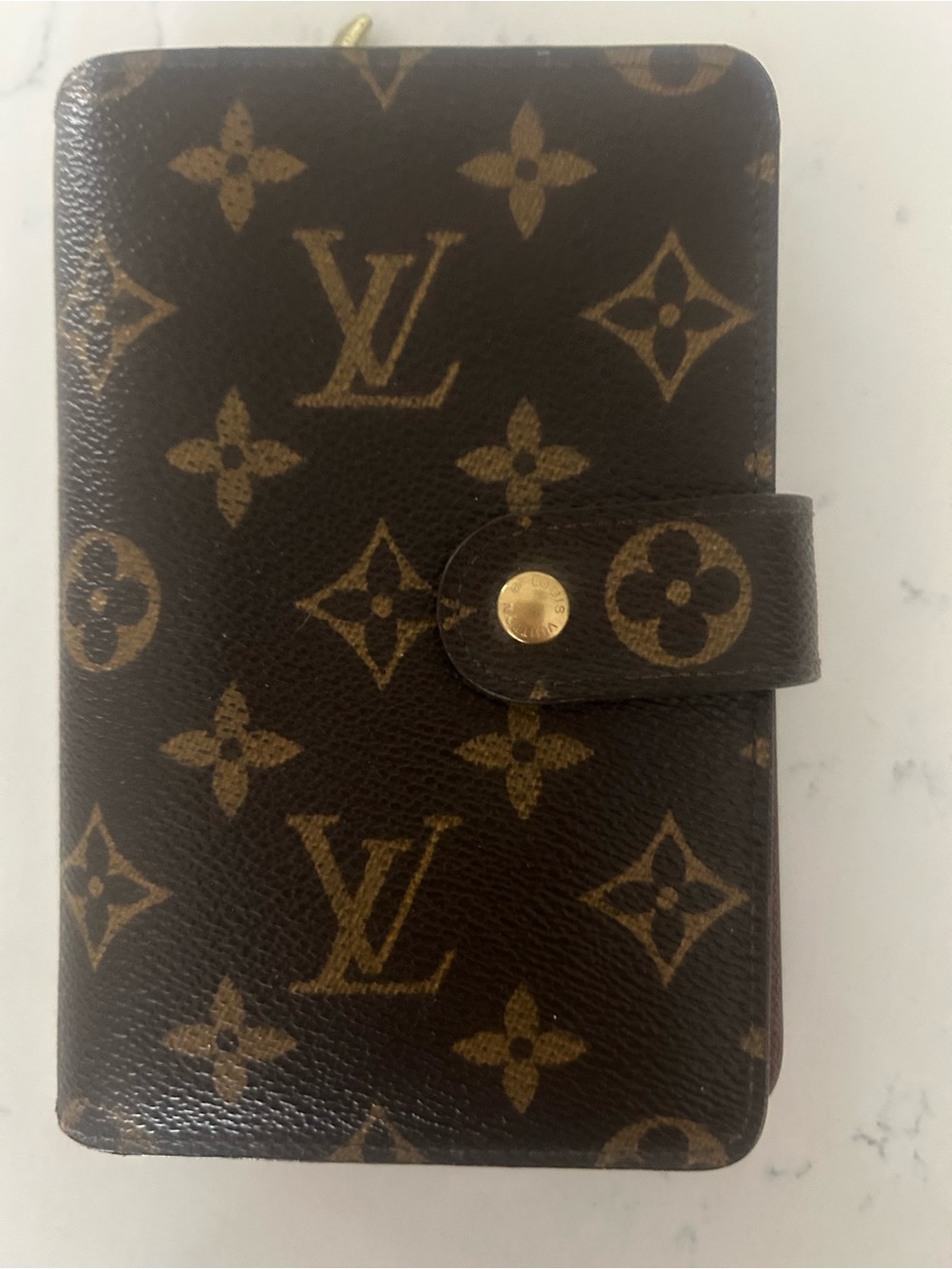 Louis Vuitton Monogram Compact Agenda Cover in Brown